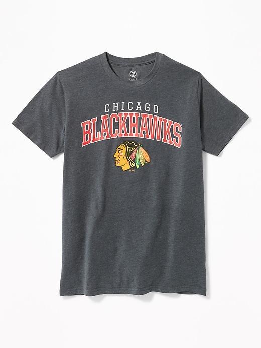 Old Navy Mens Nhl Team Crew-neck Tee For Men Chicago Blackhawks Size Xxl