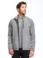 Old Navy Ripstop Stretch Train Jacket For Men - Light Gray Heather