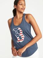 Old Navy Womens Mlb Americana Team Tank For Women Boston Red Sox Size L