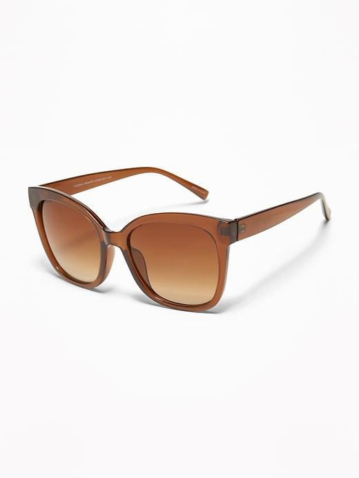 Oversized Square-frame Sunglasses For Women