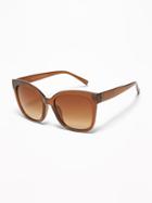 Oversized Square-frame Sunglasses For Women