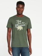 Old Navy Soft Washed Graphic Tee For Men - Another Green World