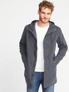 Old Navy Mens Hooded Anorak For Men Gray Size Xl