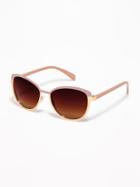 Old Navy Womens Wire-frame Sunglasses For Women Pink Combo Size One Size