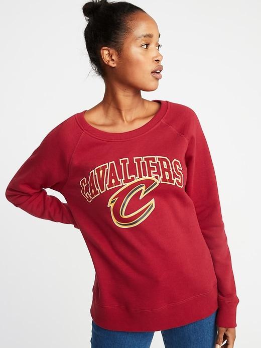 Old Navy Womens Nba Team-graphic Sweatshirt For Women Cleveland Cavaliers Size M