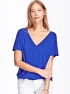 Old Navy Womens Dolman Sleeve V Neck Tops Size Xxl Tall - All Your Cobalt