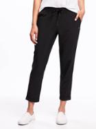 Old Navy Go Dry Semi Fitted Joggers For Women - Black