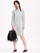 Old Navy Womens French Terry Shift Dress Size L Tall - Light Heather Gray