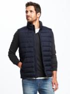 Old Navy Frost Free Quilted Vest For Men - In The Navy
