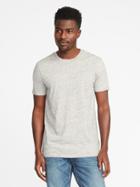 Old Navy Mens Soft-washed Crew-neck Tee For Men Oatmeal Heather Size L