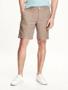 Old Navy Linen Utility Shorts For Men 8 - A Nice Chai