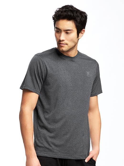 Old Navy Go Dry Regular Fit Training Tee For Men - Midnight Oil