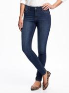 Old Navy Womens Mid-rise Rockstar Super Skinny Jeans For Women Cyan Size 8
