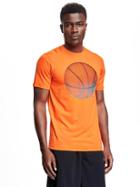 Old Navy Graphic Performance Tee - Megawatt Orng Neo Poly