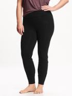 Old Navy Womens Women';s Plus Yoga Leggings Black Size 1x