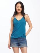 Old Navy Relaxed Double V Neck Cami For Women - Estuary