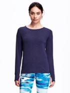 Old Navy Go Dry Keyhole Back Top - Lost At Sea Navy