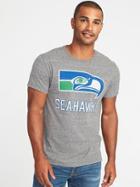 Old Navy Mens Nfl Team Crew-neck Tee For Men Seahawks Size S