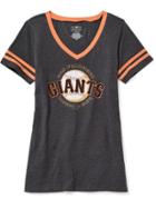 Old Navy Mlb Team Graphic V Neck Tee For Women - San Francisco Giants