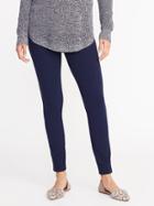 Old Navy Womens Heavy-knit Jersey Leggings For Women In The Navy Size S