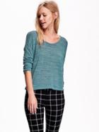 Old Navy Lightweight Sweater Knit Tee Size L Tall - River Of Dreams