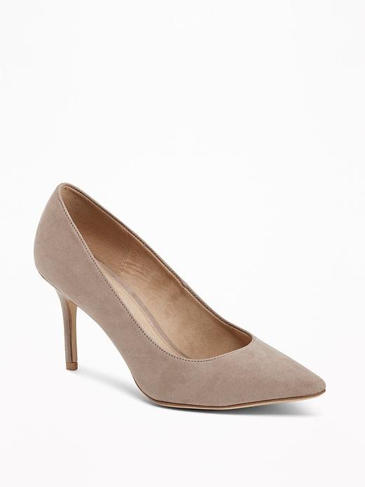 Old Navy Womens Sueded High-heel Pumps For Women New Taupe Size 10