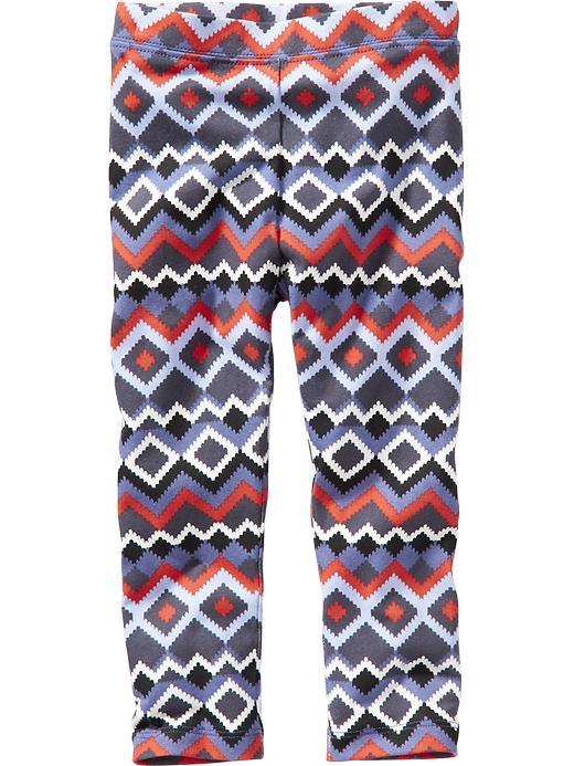 Old Navy Printed Leggings Size 12-18 M - Cool Fair Isle