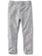 Old Navy Printed Leggings Size 12-18 M - Heather Grey