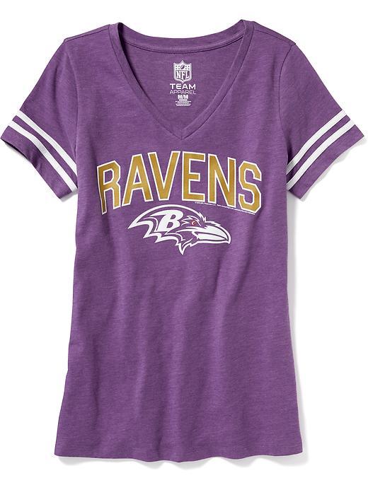 Old Navy Nfl V Neck Tee For Women - Ravens