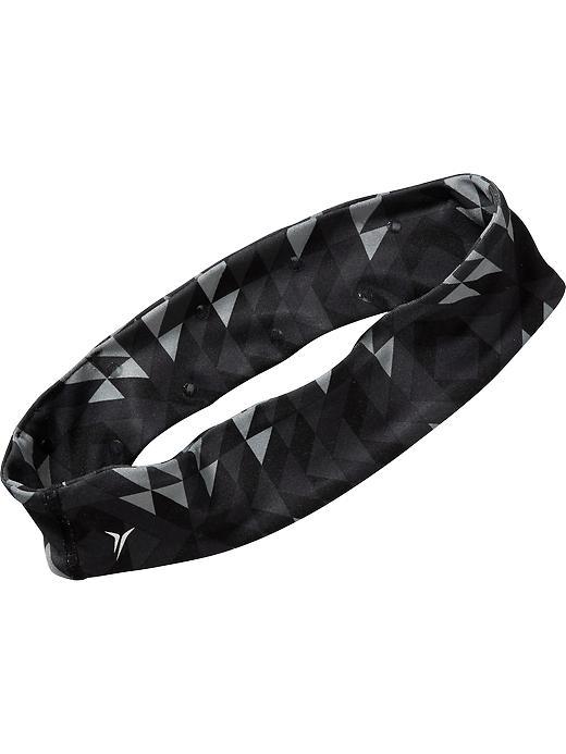 Old Navy Womens Active Godry Jersey Headbands Size One Size - Black Print