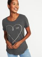 Old Navy Womens San Francisco Graphic Tee For Women Sf Size Xl