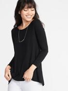 Old Navy Womens Luxe Swing Tee For Women Black Size Xs