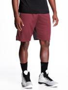 Old Navy Go Dry Dry Touch Basketball Shorts For Men - Dark Red