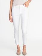 Old Navy Womens Mid-rise Pixie Chinos For Women Cream Size 18