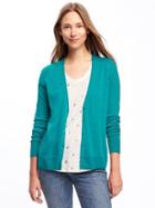 Old Navy Button Front Cardi For Women - Emerging Emerald