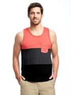 Old Navy Color Blocked Tank For Men - Finding Neon