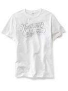 Old Navy Short Sleeve Graphic Tee Size Xxl Big - Bright White