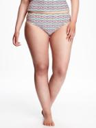 Old Navy Bikini Plus - White Multi Bottom