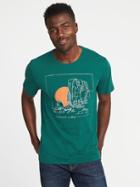 Old Navy Mens Graphic Crew-neck Tee For Men Monument Valley Size Xl