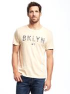 Old Navy Garment Dyed Crew Neck Tee For Men - Rubber Band