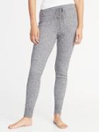 Old Navy Womens Sweater-knit Lounge Leggings For Women Grey Marl Size Xl