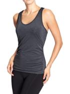 Womens Active Ruched Tanks Size Xxl Tall - Carbon