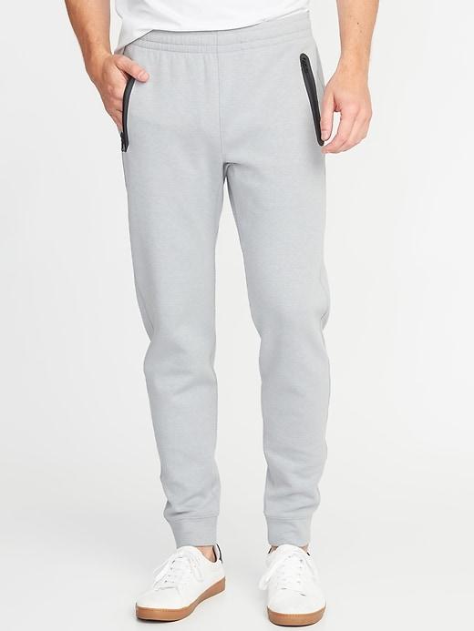 Old Navy Mens Built-in Flex Joggers For Men Light Gray Heather Size M