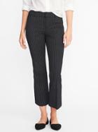 Old Navy Mid Rise Pixie Flare Ankle Pants For Women - Black Dots