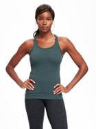 Old Navy Go Dry Fitted Rib Knit Tank For Women - Rogue River