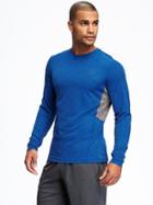 Old Navy Go Dry Pieced Tech Performance Tee For Men - Blue Camouflage