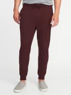 Old Navy Mens Soft-washed Jersey-knit Joggers For Men Burgundy Heather Size L