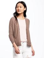Old Navy Button Front Cardi For Women - Taupe