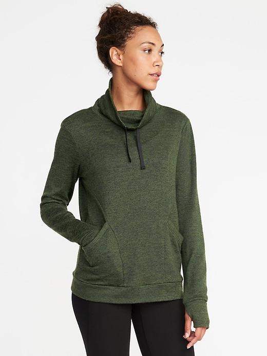 Old Navy Funnel Neck Pullover Hoodie For Women - I Saw The Pine