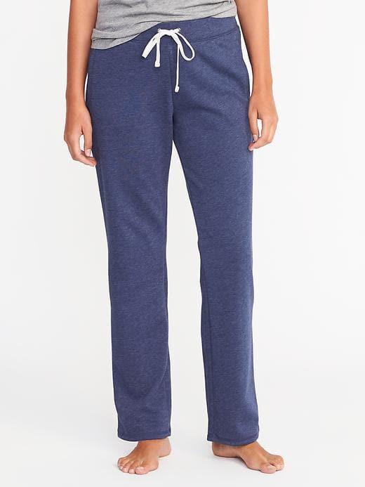 Old Navy Fleece Straight Leg Sweatpants For Women - Lost At Sea Navy